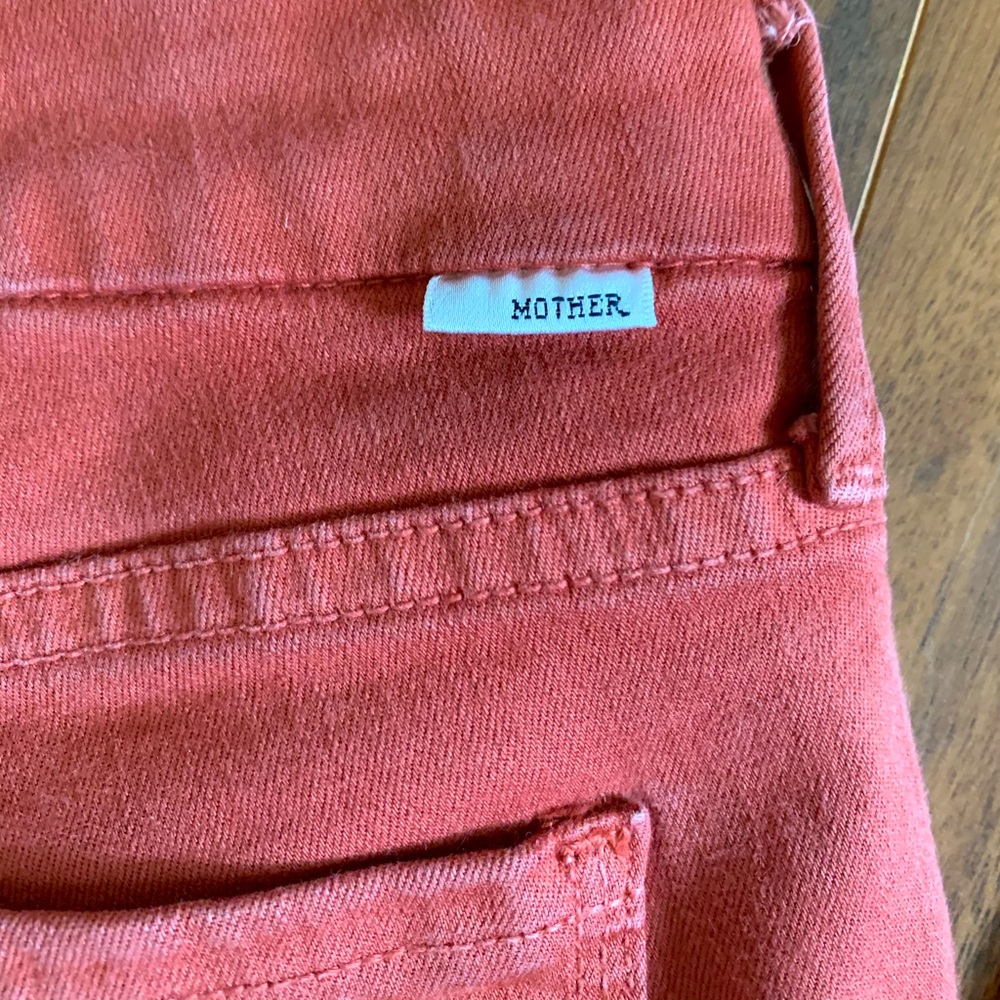 MOTHER “The Looker Ankle” Jeans in Terracotta